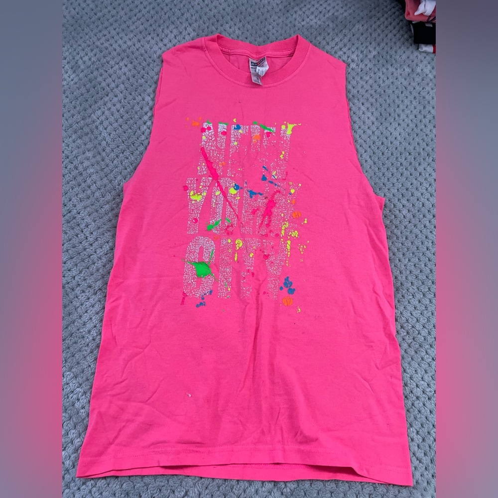 New York City Neon Muscle Tee